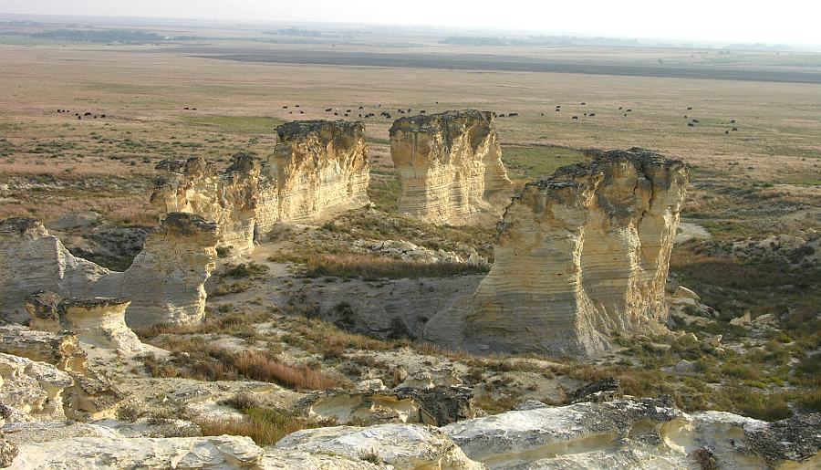 Natural Stonehenge at Castle Rock Badlands