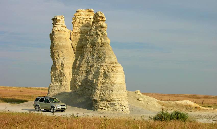 Castle Rock in Gove County, Kansas