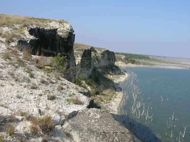 Limestone bluffs