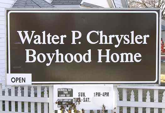 Walter P. Chrysler Boyhood Home and Museum