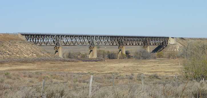 Cinarron River Railroad Bridge