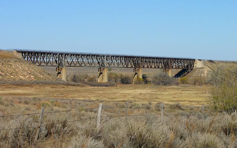 Cinarron River Railroad Bridge