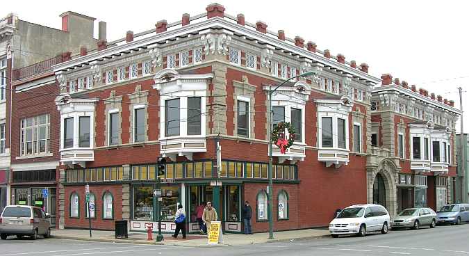 The Corner Pharmacy in downtown Leavenworth, Kansas.