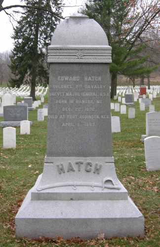 General Edward Hatch grave marker