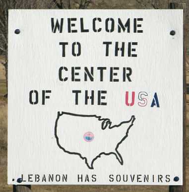 Center of the USA