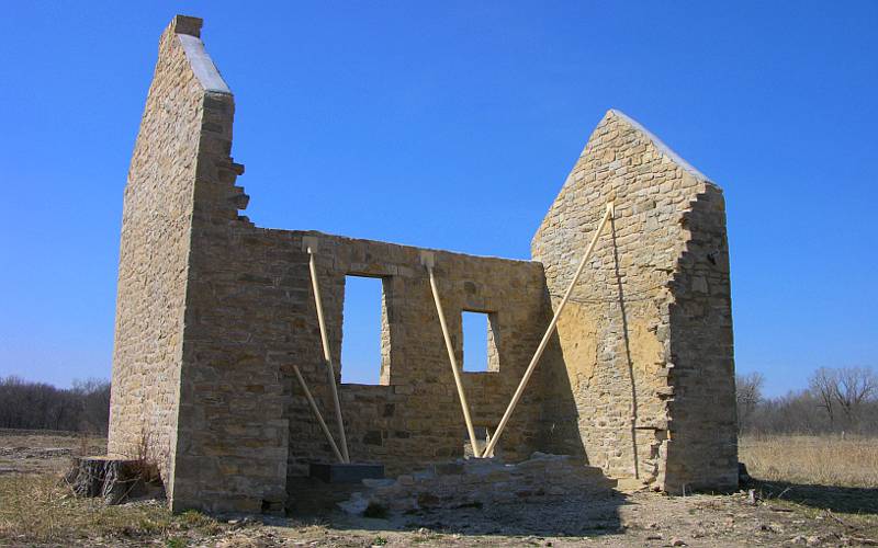 Indian Agency Building in Allegawaho Heritage Memorial Park