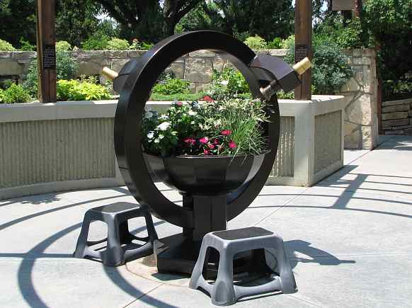 Outdoor kaleidoscopes at Botanica in Wichita