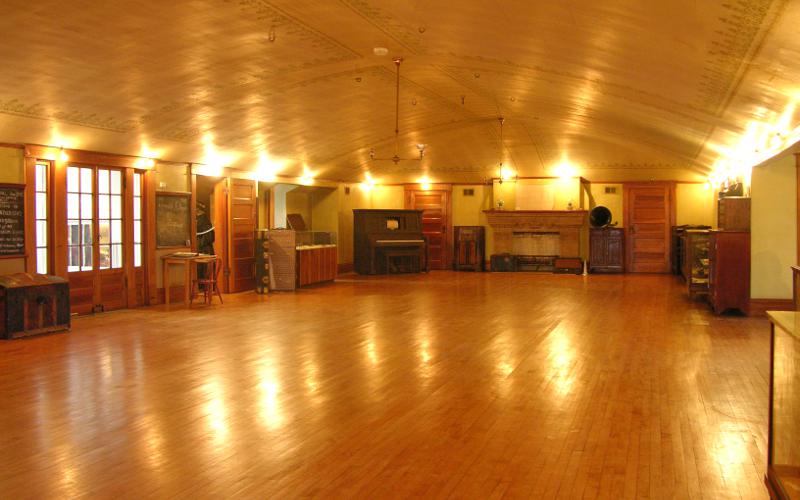 the Brown Mansion ballroom has been reported as haunted