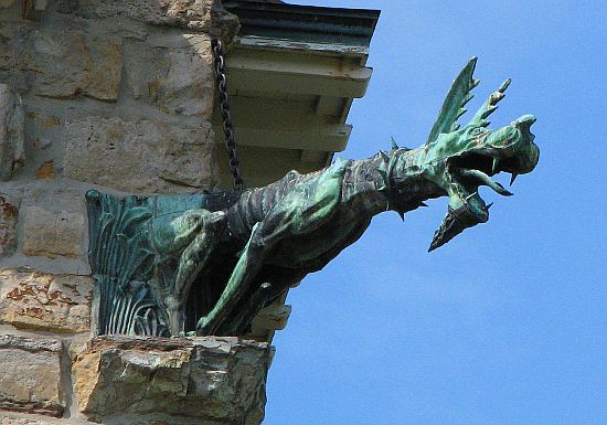 Gargoyle on Leavenworth's Chapel of the Veterans