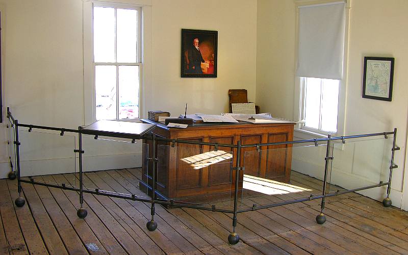Lecompton land office in Constitution Hall