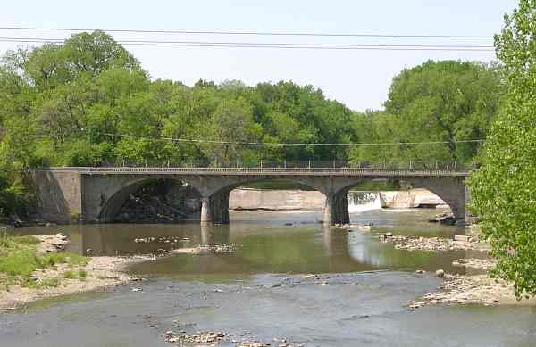 Cottonwood Falls Bridge and Dam
