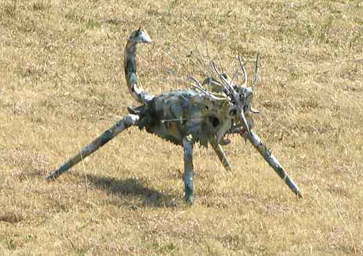 Open Range Zoo creature statue