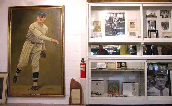 Walter Johnson exhibit