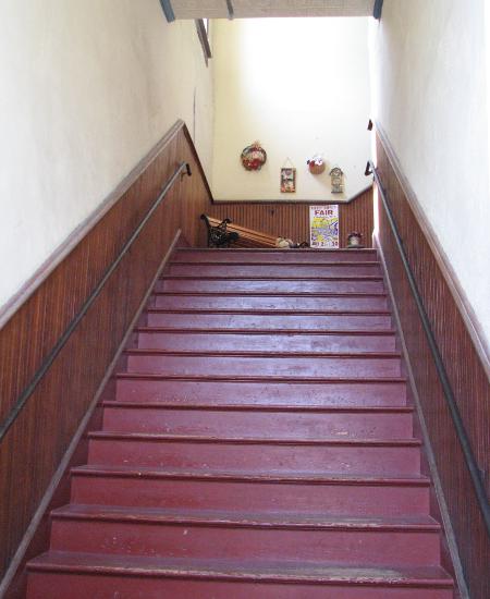 Stairway to Frannie's Restaurant