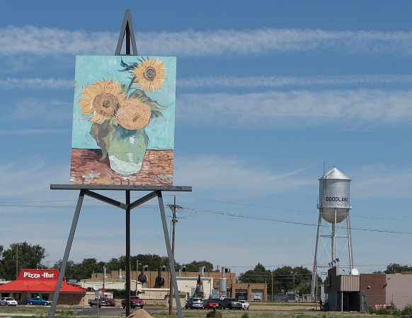 Giant van Gogh Painting - Goodland, Kansas