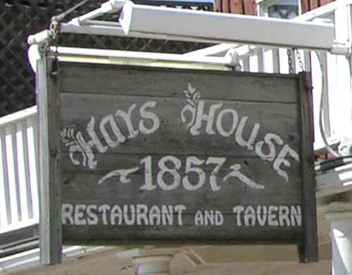 Hays House 1857 Restaurant and Tavern - Council Grove, Kansas