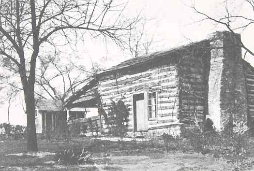 Adair Cabin at John Brown Museum in Osawatomie, Kansas