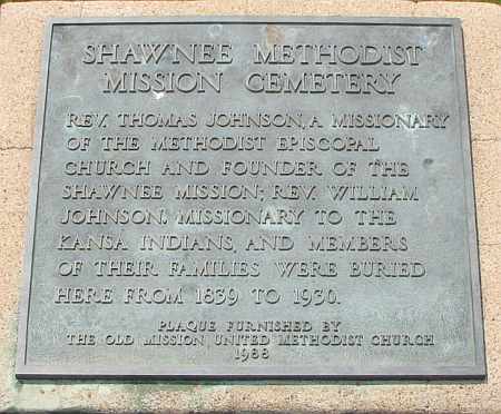 Shawnee Methodist Mission Cemetery - Fairway, Kansas