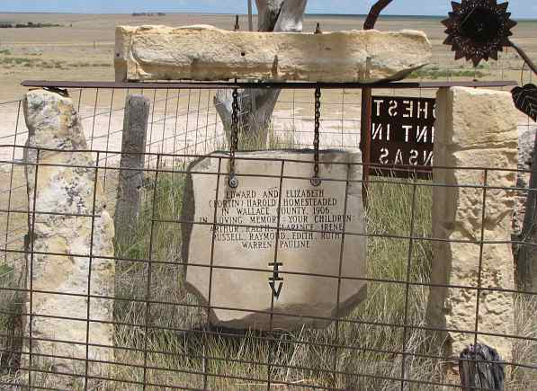 Mount Sunflower Harold Homestead memorial