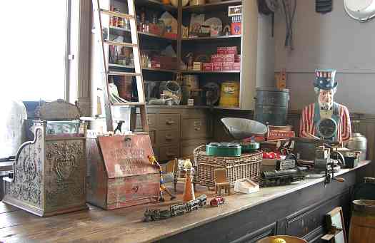 General store at Ottawa Old Depot Museum