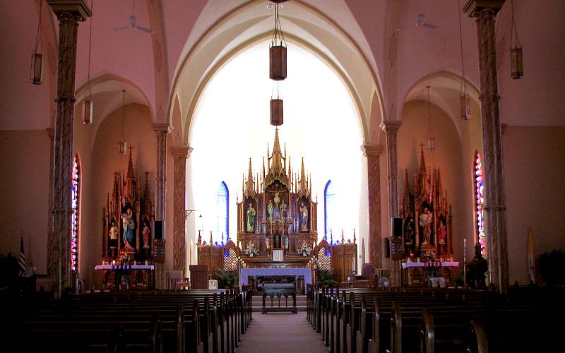 Sacred Heart Catholic Church sanctuary