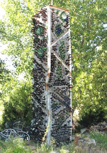 Beer Bottle City at Truckhenge