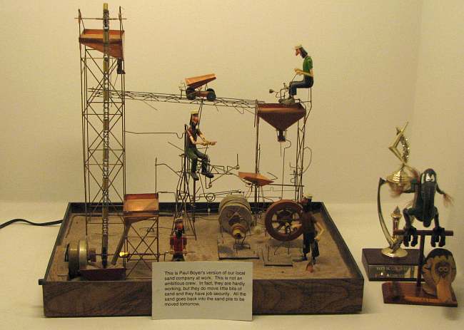 Paul Boyer animated sculpture