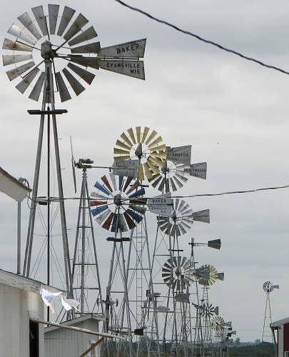 Brown County Agriculture Museum's Windmill Lane.