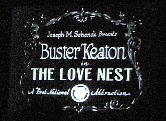 Buster Keaton in the Love Nest