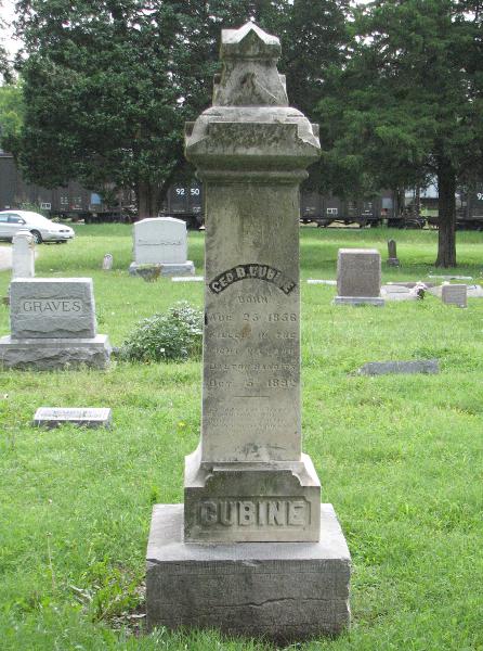 Grave of Dalton Defender - George Cubine