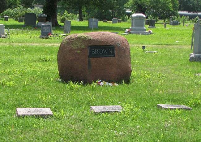 W.P. Brown family graves