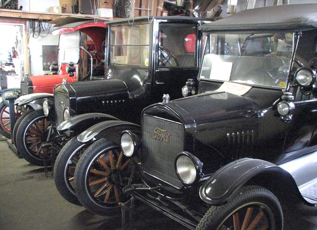 Model T Roadsters from the 1920s