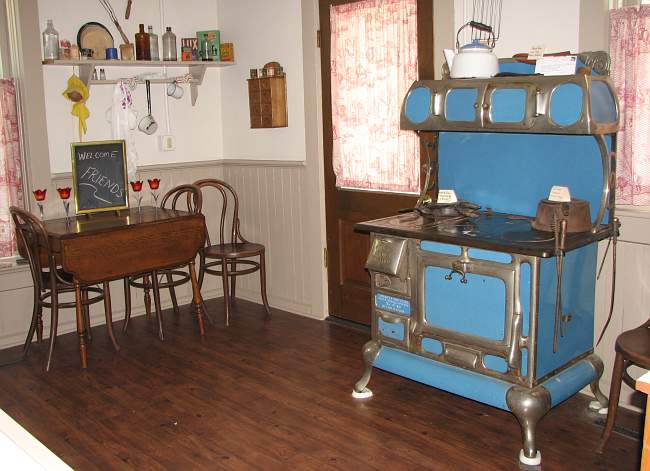 Kitchen at the Harvey House Museum