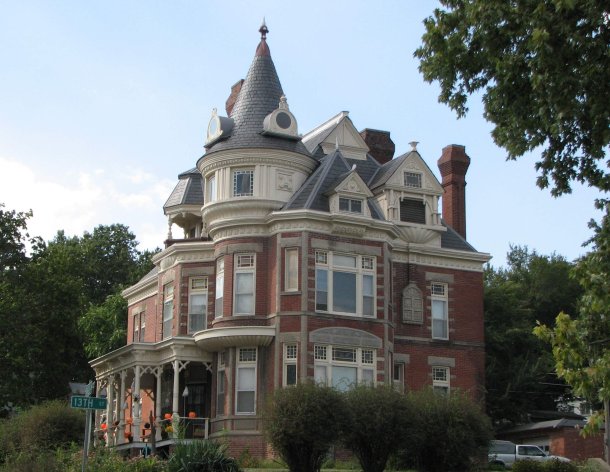 Haunted McInteer house in Atchison, Kansas