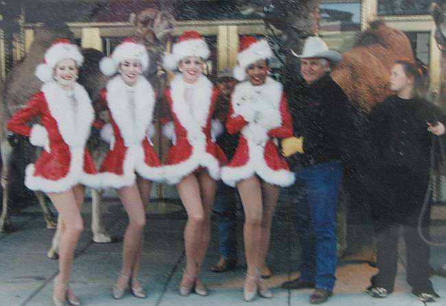 Joe Hedrick, camels and Rockettes