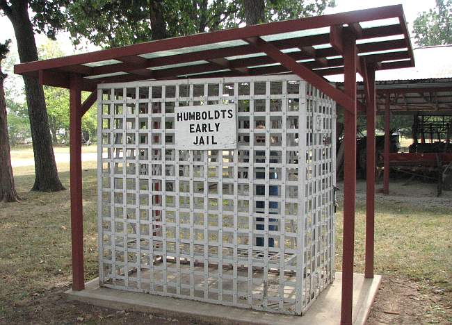 Old Humbodlt Jail at Humboldt Historical Museum.