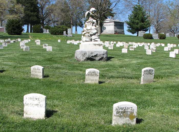 Baby Mound - Mount Muncie Cemetery, Lansing, Kansas