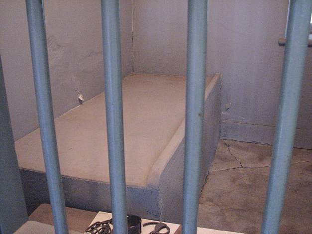 Allen County Jail's drunk tank in Iola, Kansas