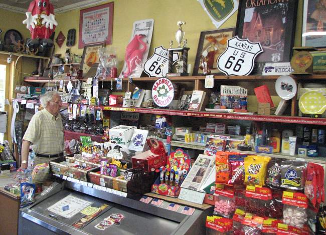 interior of Eisler Bros. Old Riverton Store