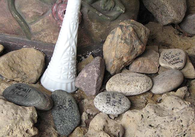 St. Mary's Church grotto stones