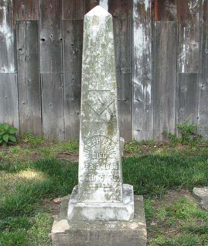 grave of Shawnee Chief, Captain Joseph Parks