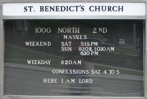 St. Benedict's Catholic Church - Atchison, Kansas