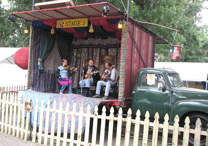 Three Bean Salad on Stage at Winfield, Kansas