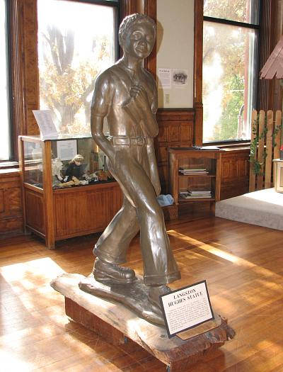 Langston Hughes statue