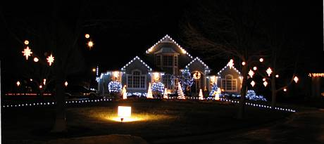 Leawood Kansas Christmas Light Display
