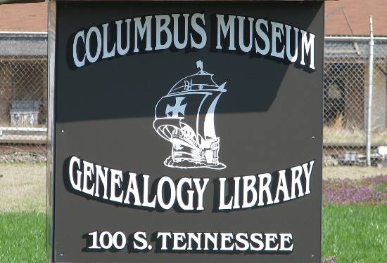 Columbus Museum and Genealogy Library - Columbus, Kansas