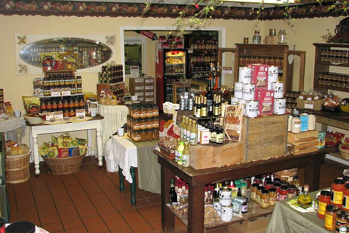 Grandma Hoerner's retail store at the Alama, Kansas processing facility.