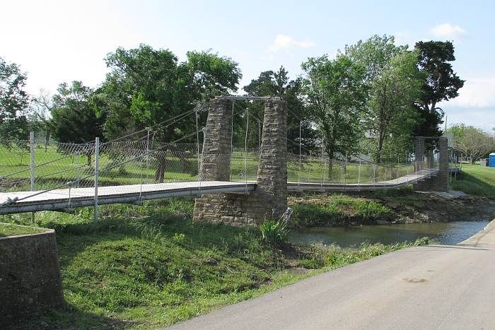 Moline Swinging Bridge - Moline, Kansas