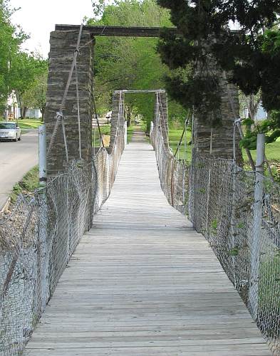 Moline Swinging foot Bridge