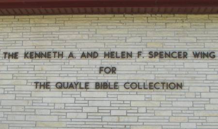Quayle Bible Collection - Baldwin City, Kansas